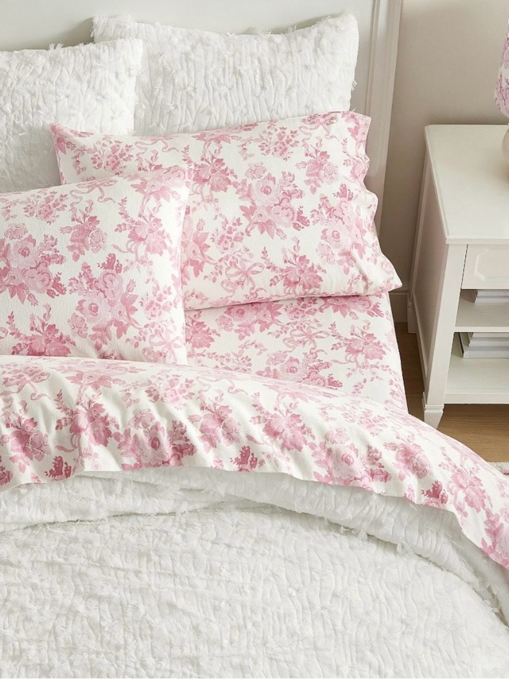 Loveshackfancy Garden Damask Sheet Set Full Size Bed